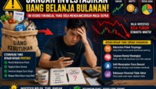 Resiko menggunakan uang belanja bulanan untuk investasi