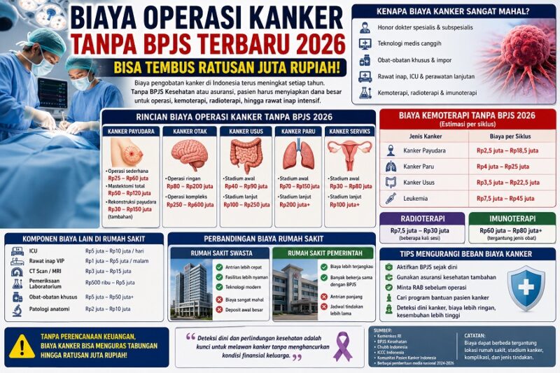 Estimasi biaya operasi kanker tanpa BPJS