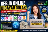 Ilustrasi Kerja online dibayar dolar