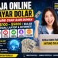 Ilustrasi Kerja online dibayar dolar