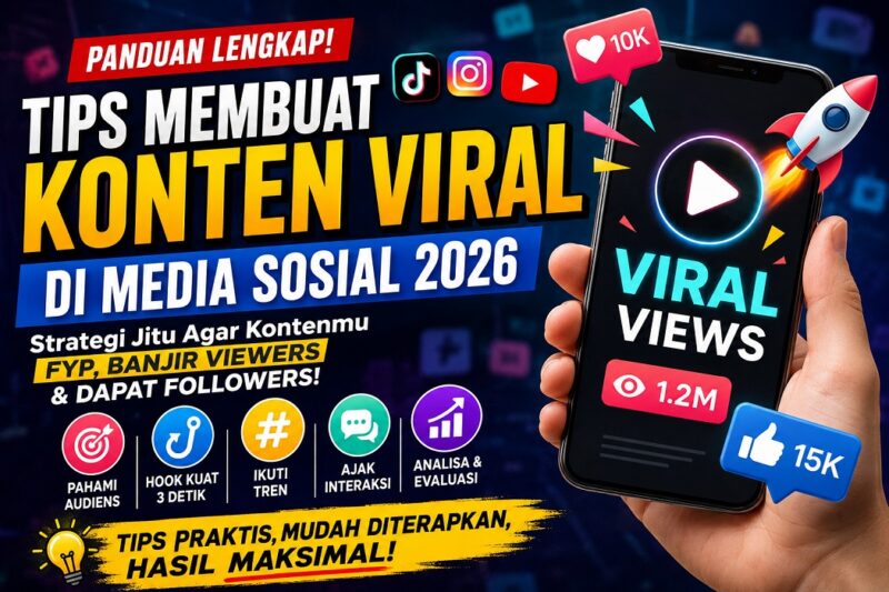 Panduan membuat konten viral di media sosial