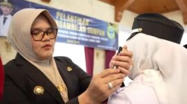 Prosesi pelantikan pejabat Tanjung Jabung Timur