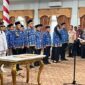 Bupati Merangin, M Syukur saat memimpin pelaksanaan pelantikan puluhan pejabat Pemkab Merangin