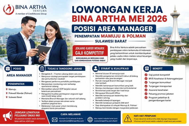 Lowongan Kerja Bina Artha Mei 2026