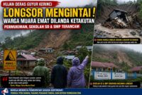 Ilustrasi Desa Muara Emat diteror bencana Longsor