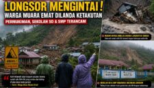 Ilustrasi Desa Muara Emat diteror bencana Longsor