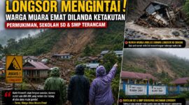 Ilustrasi Desa Muara Emat diteror bencana Longsor
