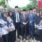 Foo bersama Walikota Jamhi, Maulana bersama Gubernur Jambi, H Alharis pada acara Hardiknas Kota Jambi
