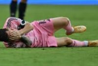 Lionel Messi cidera
