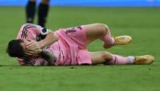 Lionel Messi cidera
