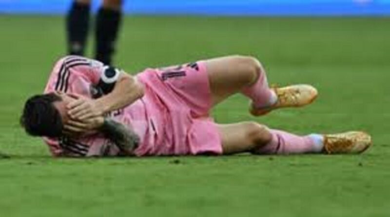 Lionel Messi cidera
