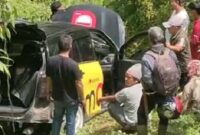 Potongan video mobil masuk jurang di lubuk nagodang. sumber; Biz samudra