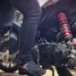 Ilustrasi memanaskan mesin motor