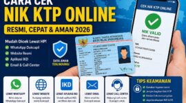 Cara cek NIK secara online