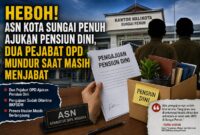 Ilustrasi ASN Sungai Penuh ajukan pensiun dini