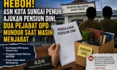 Heboh ASN Kota Sungai Penuh Ajukan Pensiun Dini, Dua Pejabat OPD Mundur Saat Masih Menjabat
