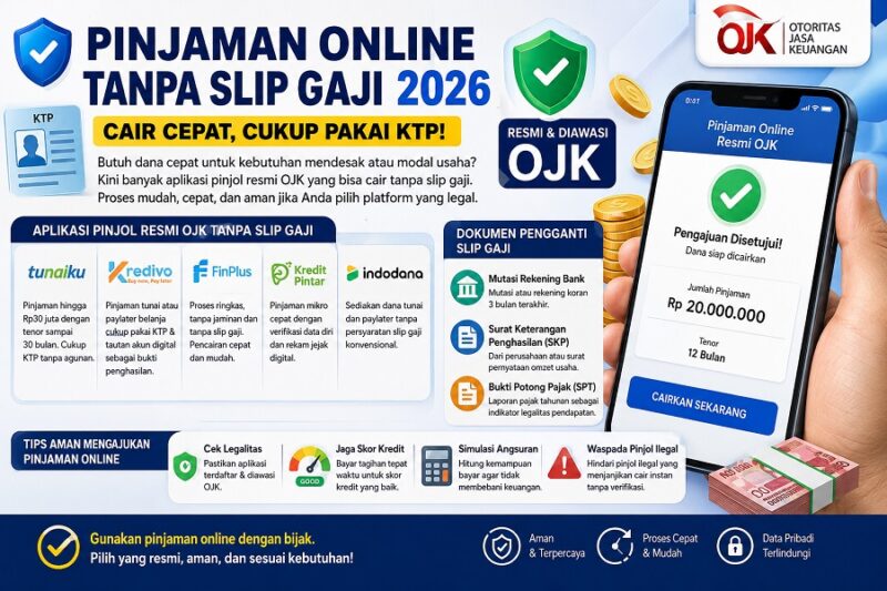 Pinjaman Online Tanpa Slip Gaji