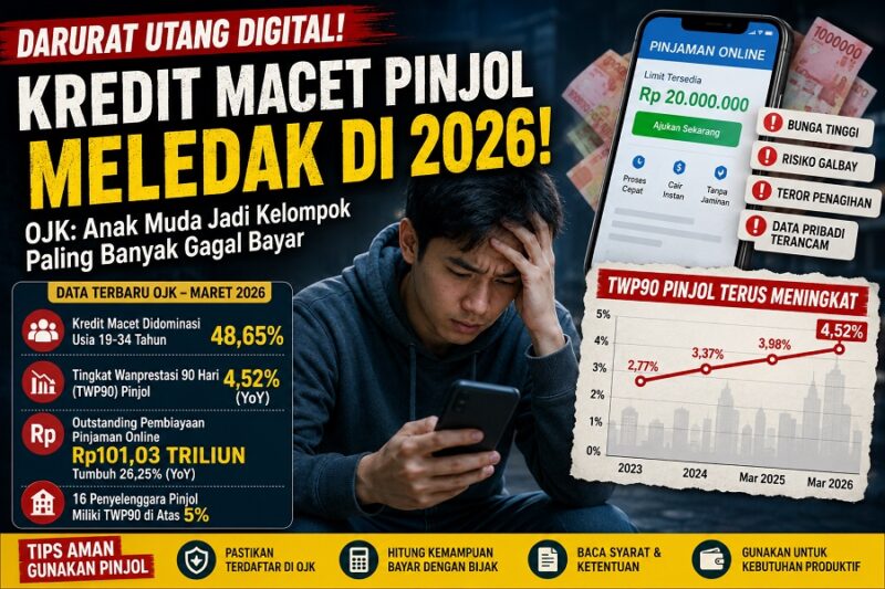 Didominasi anak muda, Indonesia darurat utang kredit pinjol