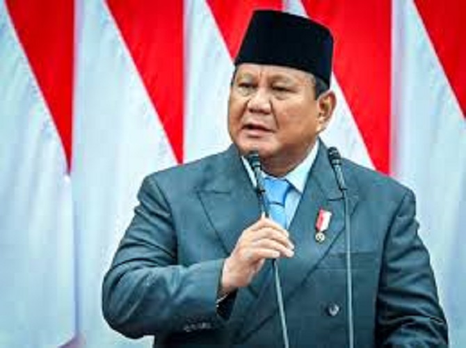 Presiden RI, Prabowo Subianto. (Sumber/Google)