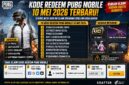 Kode redeem PUBG terbaru