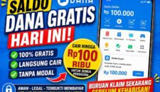 Saldo DANA gratis hari ini