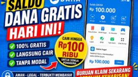 Saldo DANA gratis hari ini