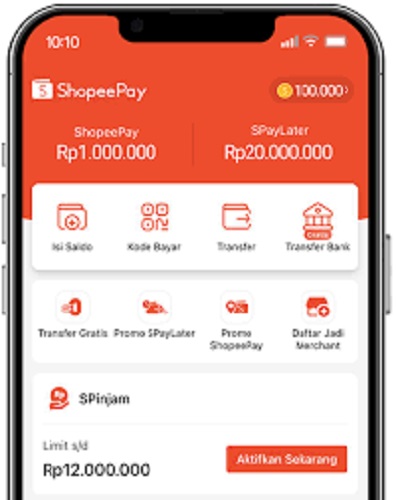 Shopee pay kian populer