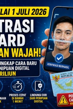 NIK dan KK Tak Lagi Cukup, Registrasi Kartu SIM Kini Wajib Face Recognition