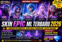 Bocoran skin epic terbau Mobile Legend