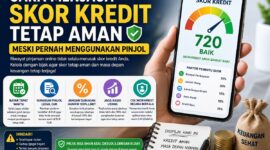 Skor kredit aman meski pernah pinjam pinjol