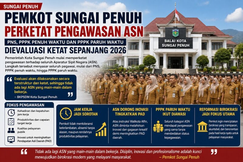 Pemkot Sungai Penuh perketat disiplin asn