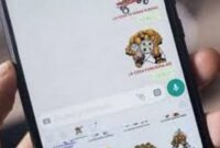 Ilustrasi cara membuat stiker whatsapp di Iphone