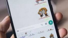 Ilustrasi cara membuat stiker whatsapp di Iphone