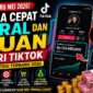 Cocok bagi pemula, cara dapatkan pendapatan dari Tiktok