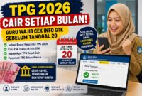 Jadwal pencairan TPG 2026