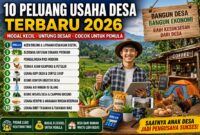 10 Peluang usaha di desa