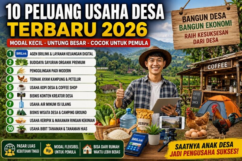 10 Peluang usaha di desa