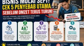Ilustrasi penyebab bisnis mulai sepi