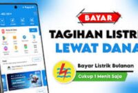Cara bayar litrik pakai Aplikasi DANA
