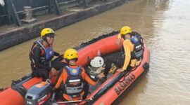 Upaya pencarian orang yang dikabarkan tenggelam terus dilakukan tim SAR