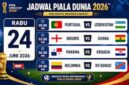 Jadwal piala dunia 24 juni 2026