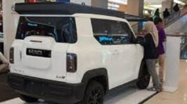 Tampilan Mobil Listrik Minin Sun V