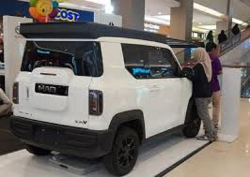 Tampilan Mobil Listrik Minin Sun V