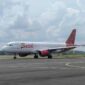 Penerbangan perdana Batik Air di Bandara Bungo