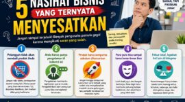 Nasihat bisnis yang menyesatkan