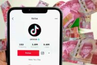 Ilustrasi penghasilan TikTok creator