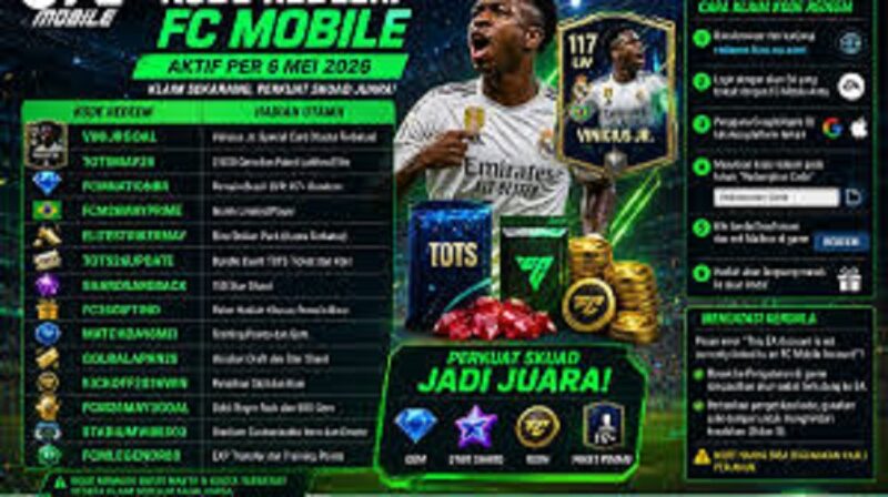 Kode redeem FC Mobile hari ini