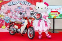 Tampilan Honda Super Cub x Hello Kitty