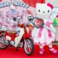 Tampilan Honda Super Cub x Hello Kitty