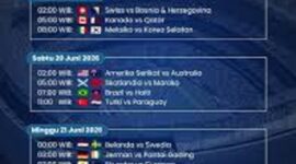 Jadwal Piala Dunia Hari ini